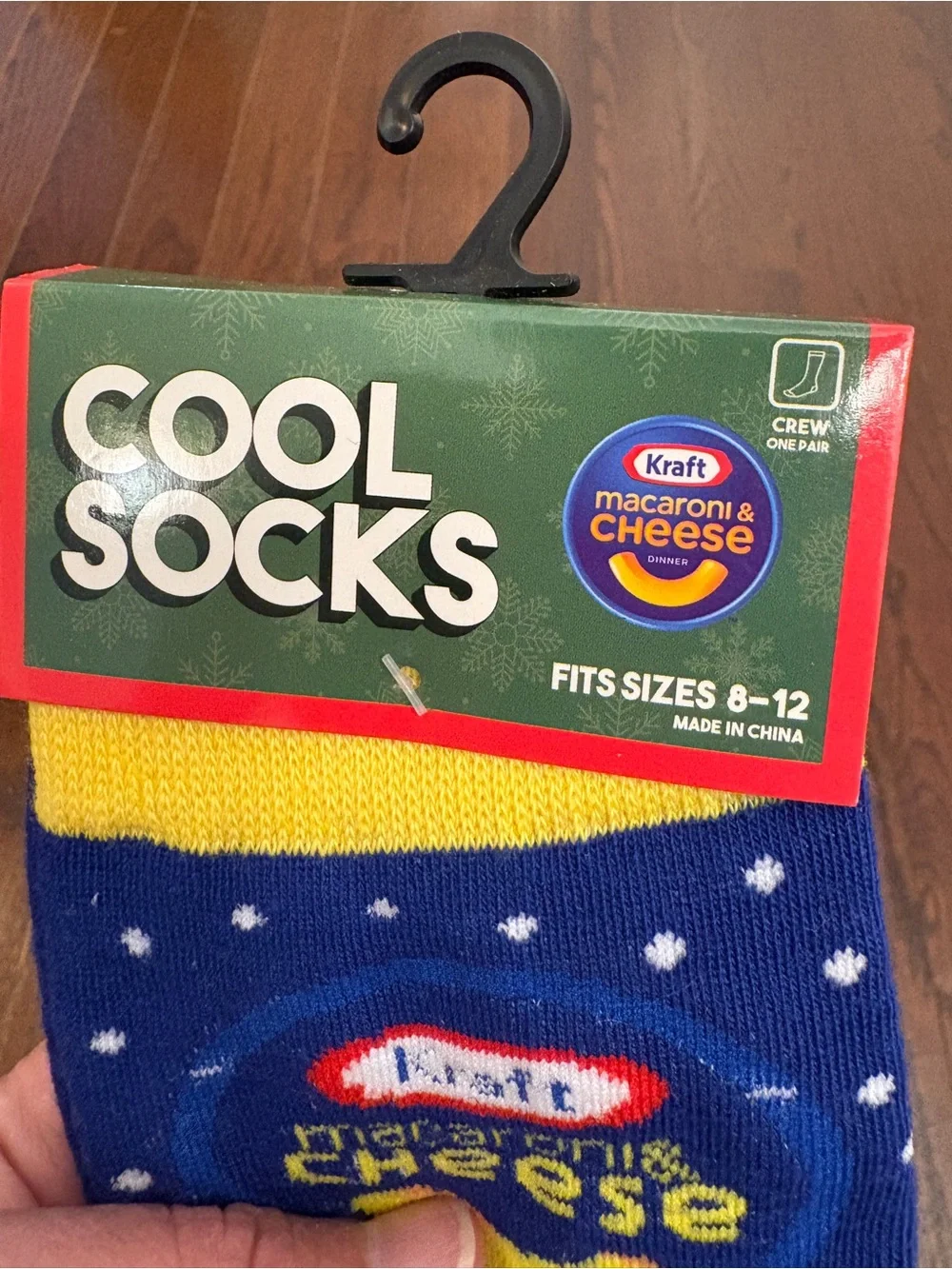 Kraft Macaroni & Cheese Crew Socks